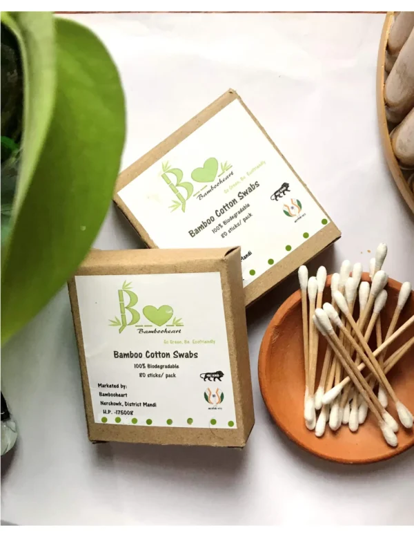 Bamboo cotton swab